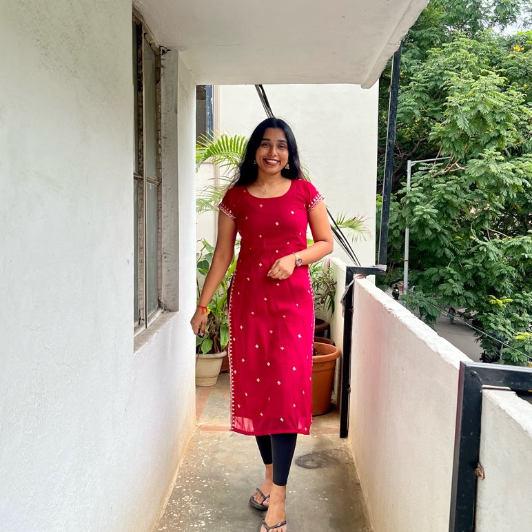 Pink Scallop Kurti