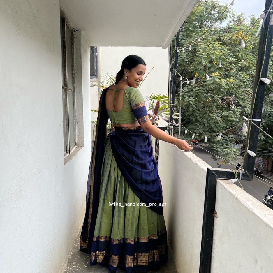 Olive Green Kanchi
