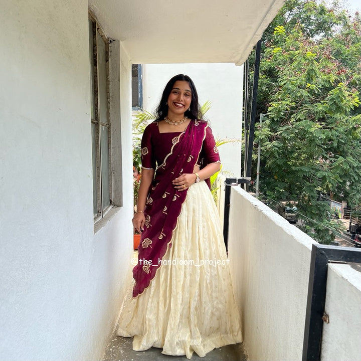 Maroon ivory
