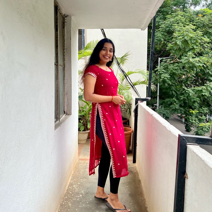 Pink Scallop Kurti