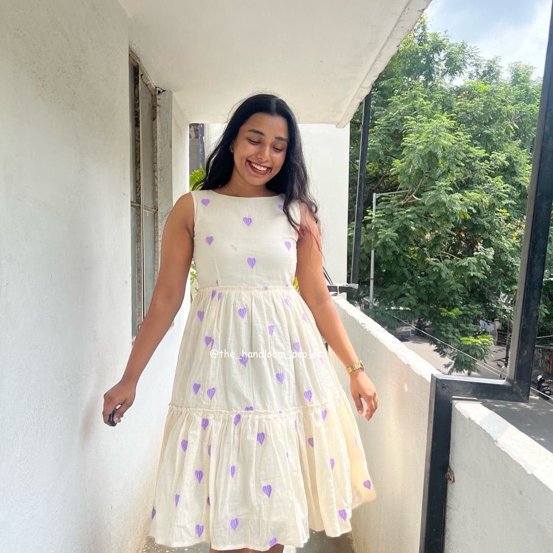 Lavender hearts - aurora