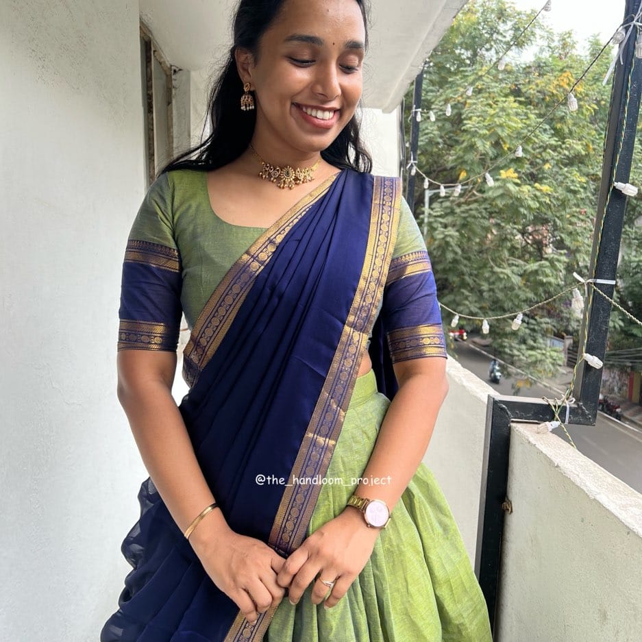 Olive Green Kanchi