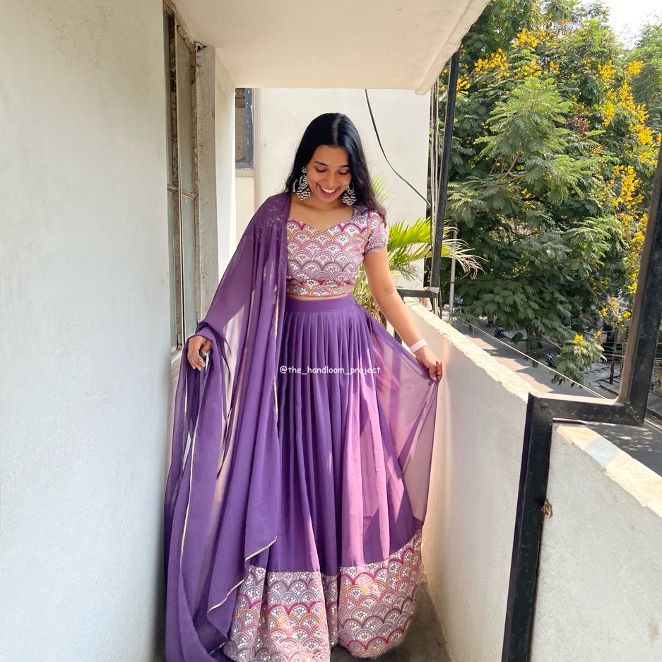 Dark lavender - Navaratri