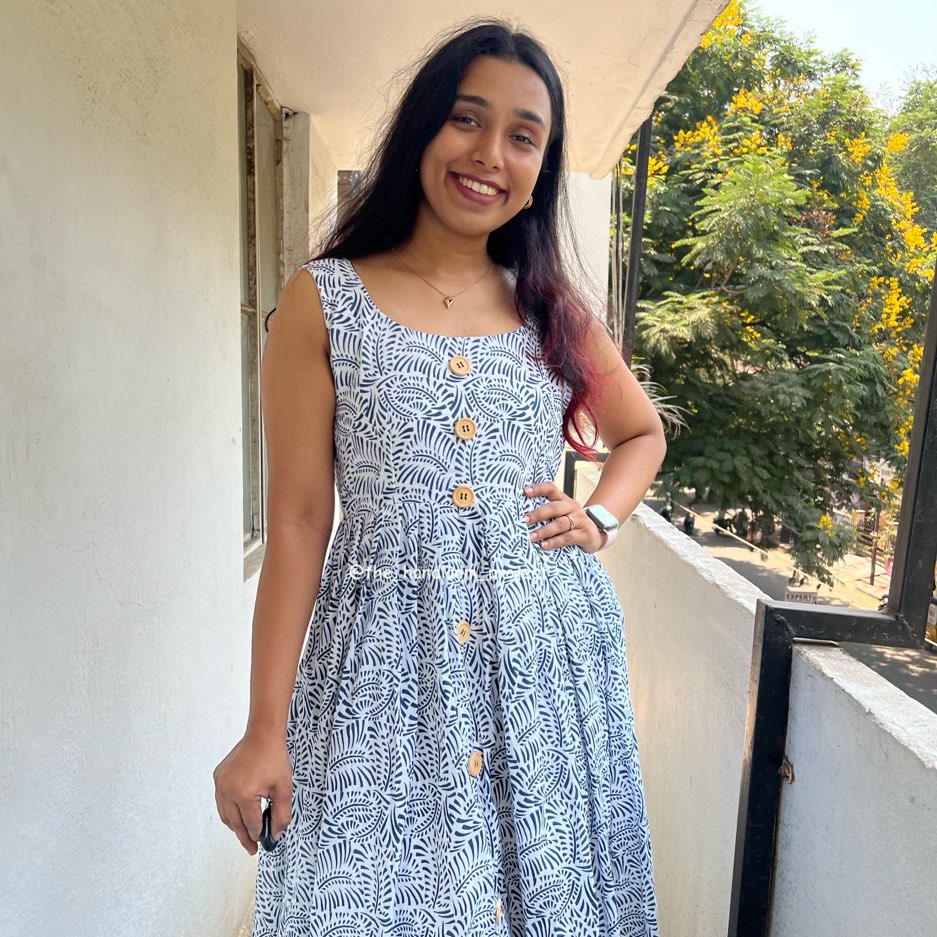 White buttoned - summer