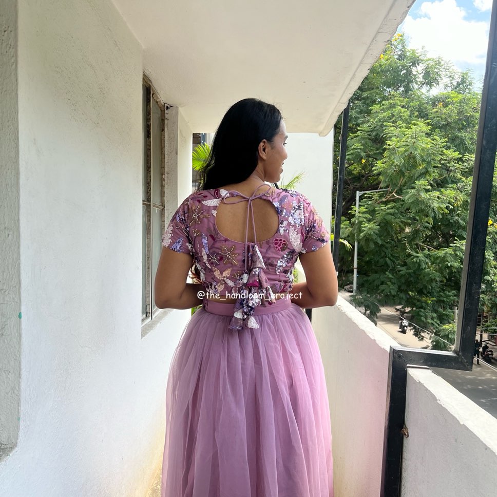 Lavender sequins