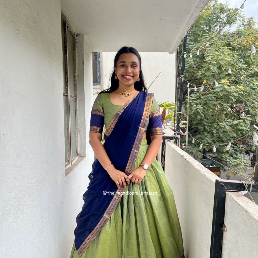 Olive Green Kanchi