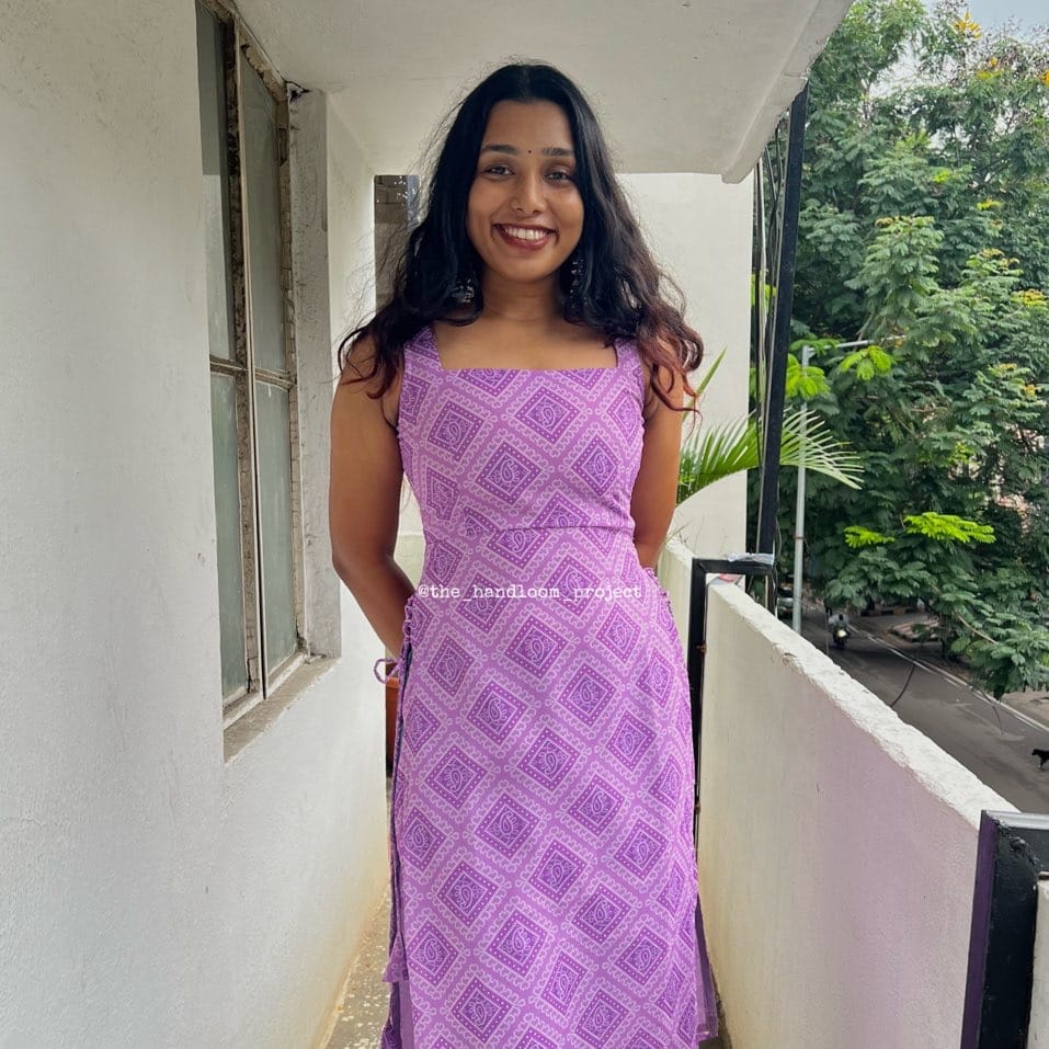 Lavender Tassels Kurti