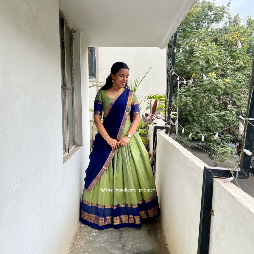 Olive Green Kanchi