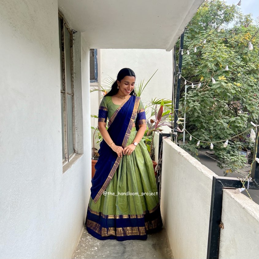 Olive Green Kanchi