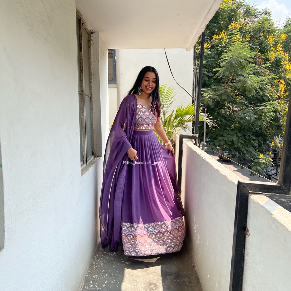 Dark lavender - Navaratri