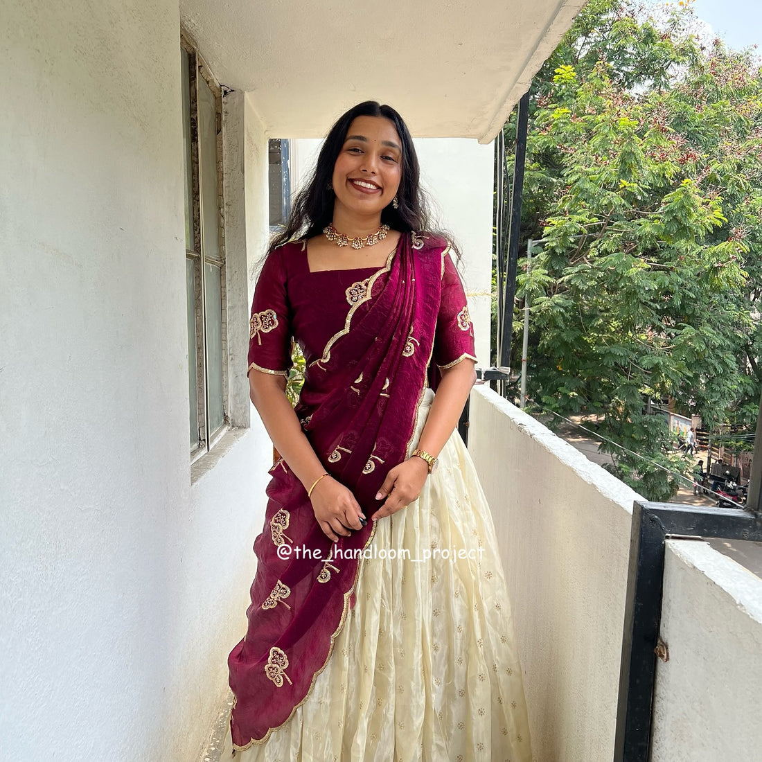 Maroon ivory