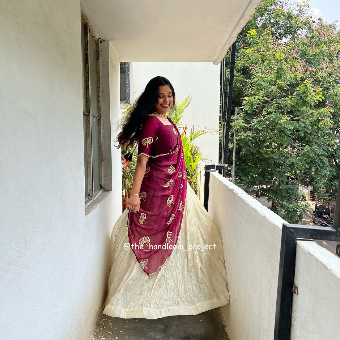 Maroon ivory