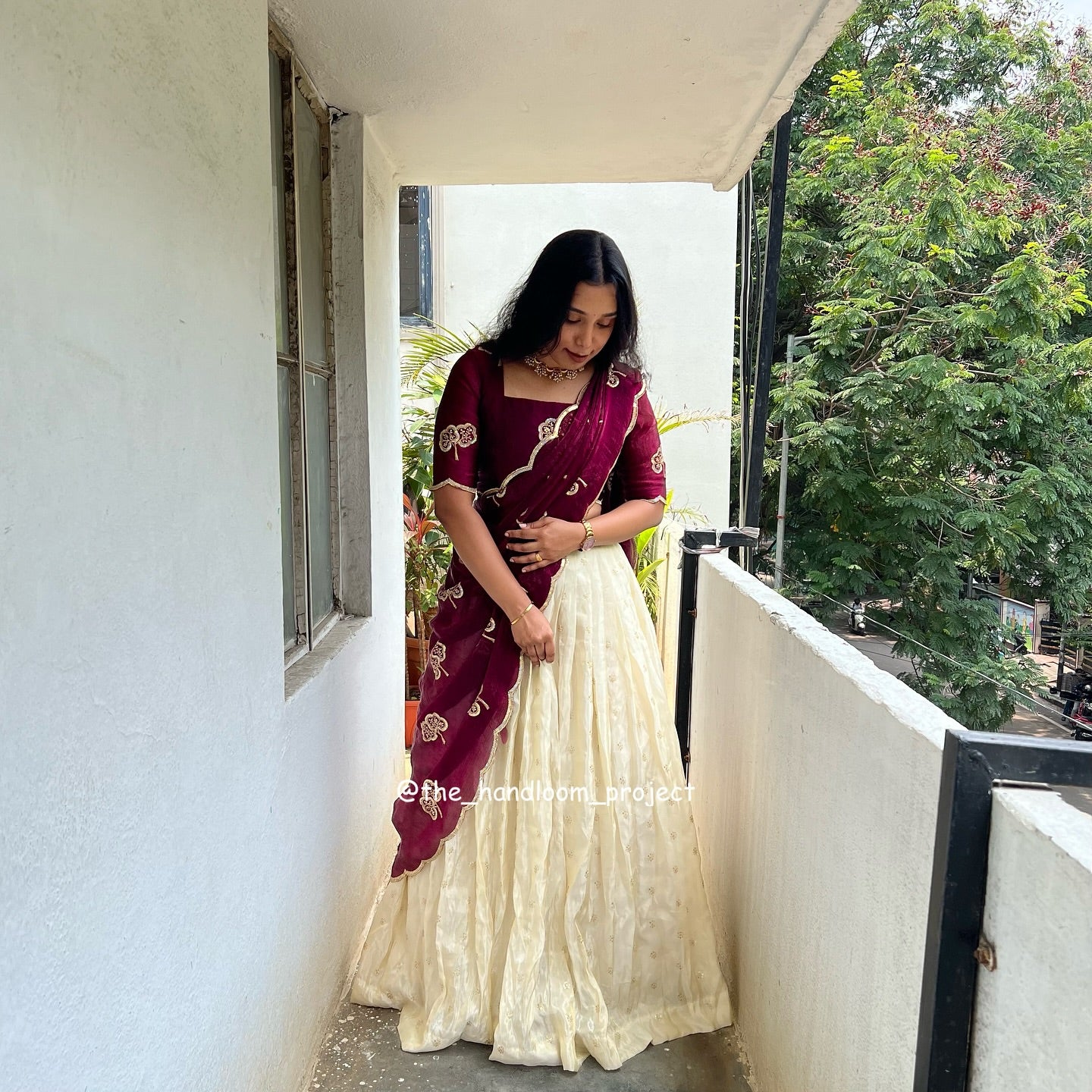 Maroon ivory