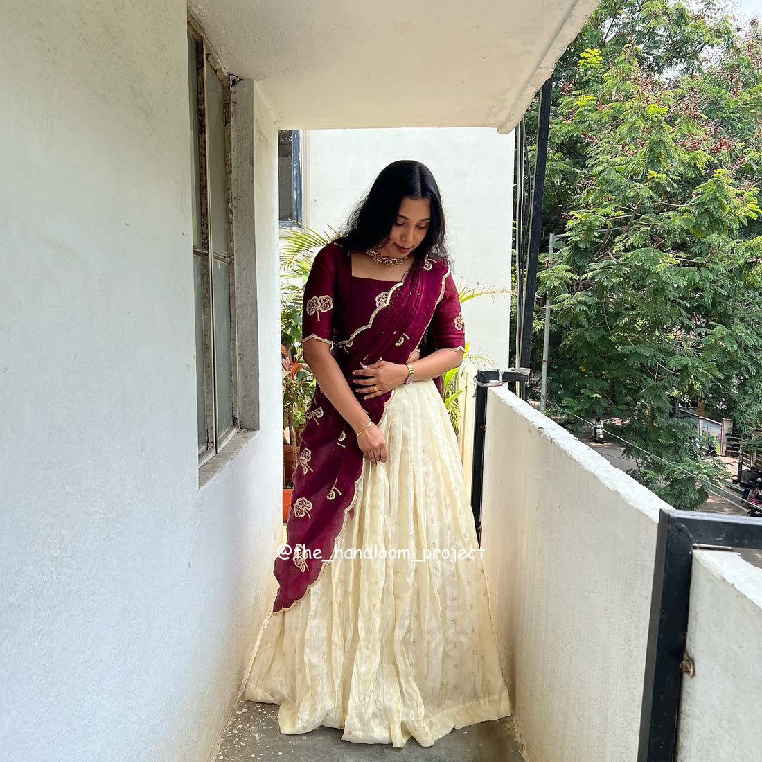 Maroon ivory