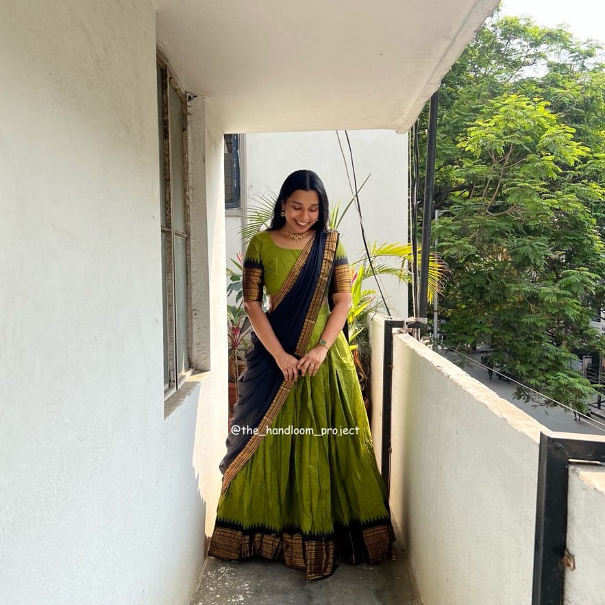 Parrot Green Kanchi