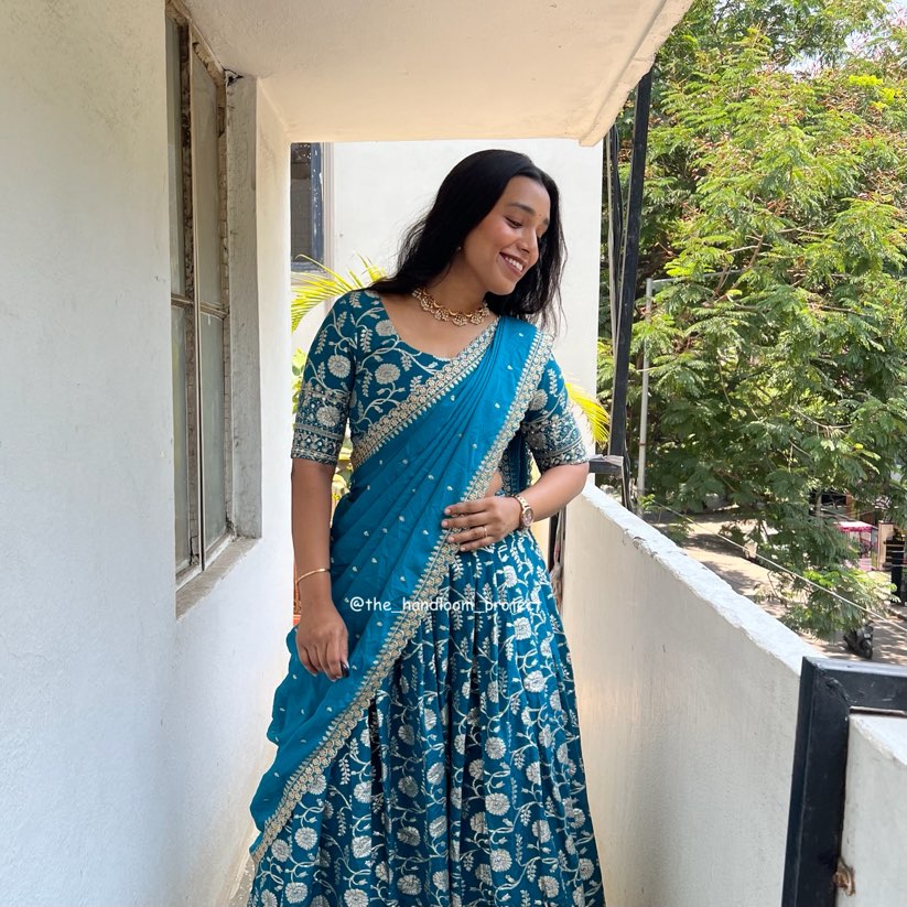 Teal blue Dhol