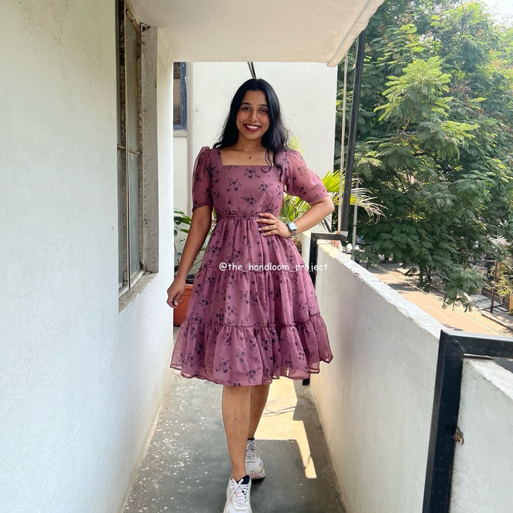 Mauve - georgette