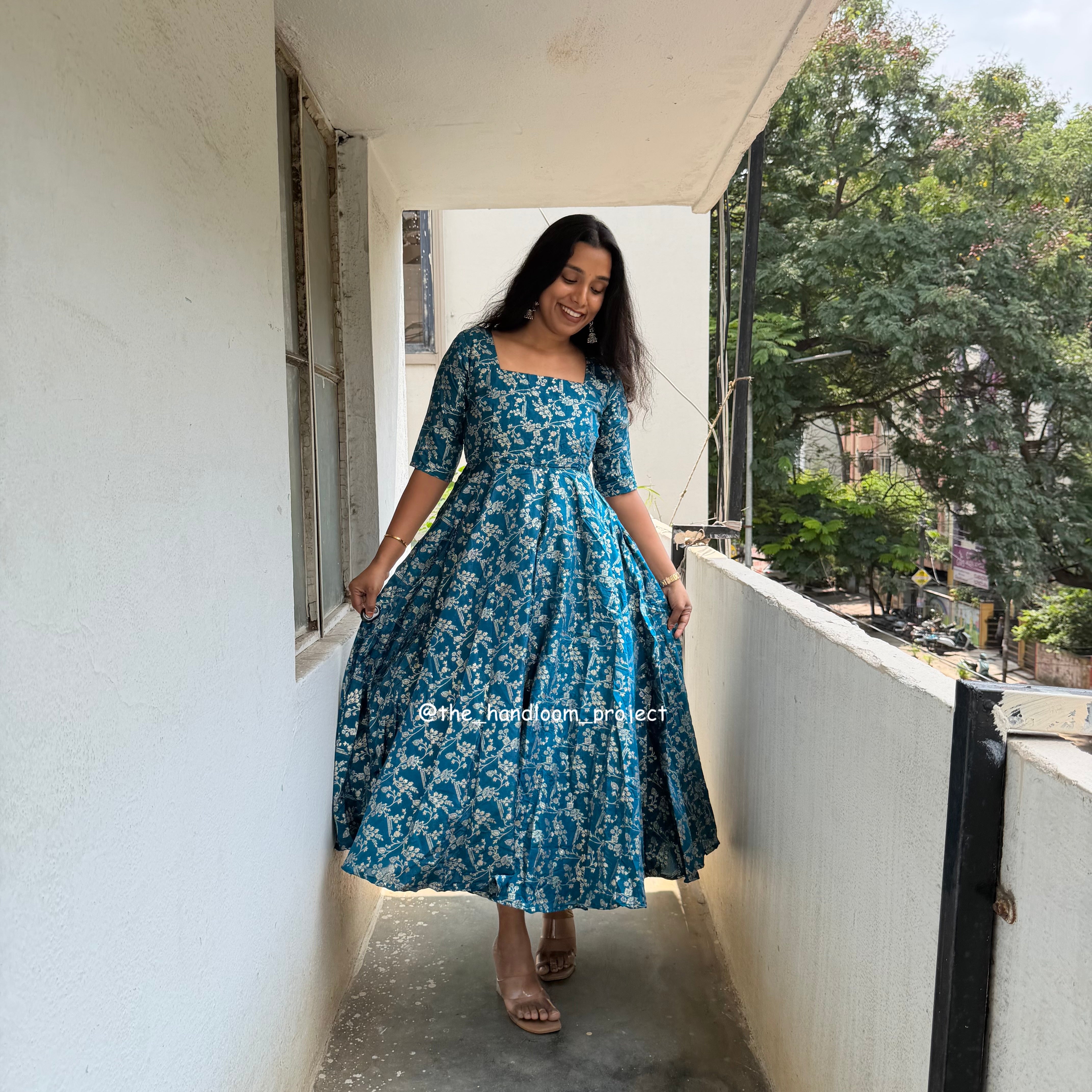 Teal - brocade