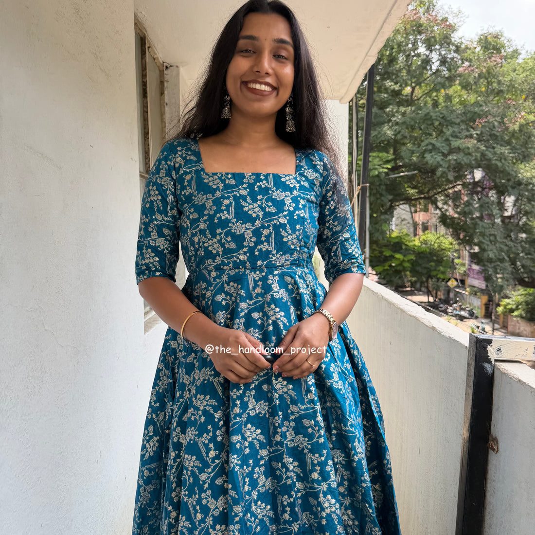 Teal - brocade