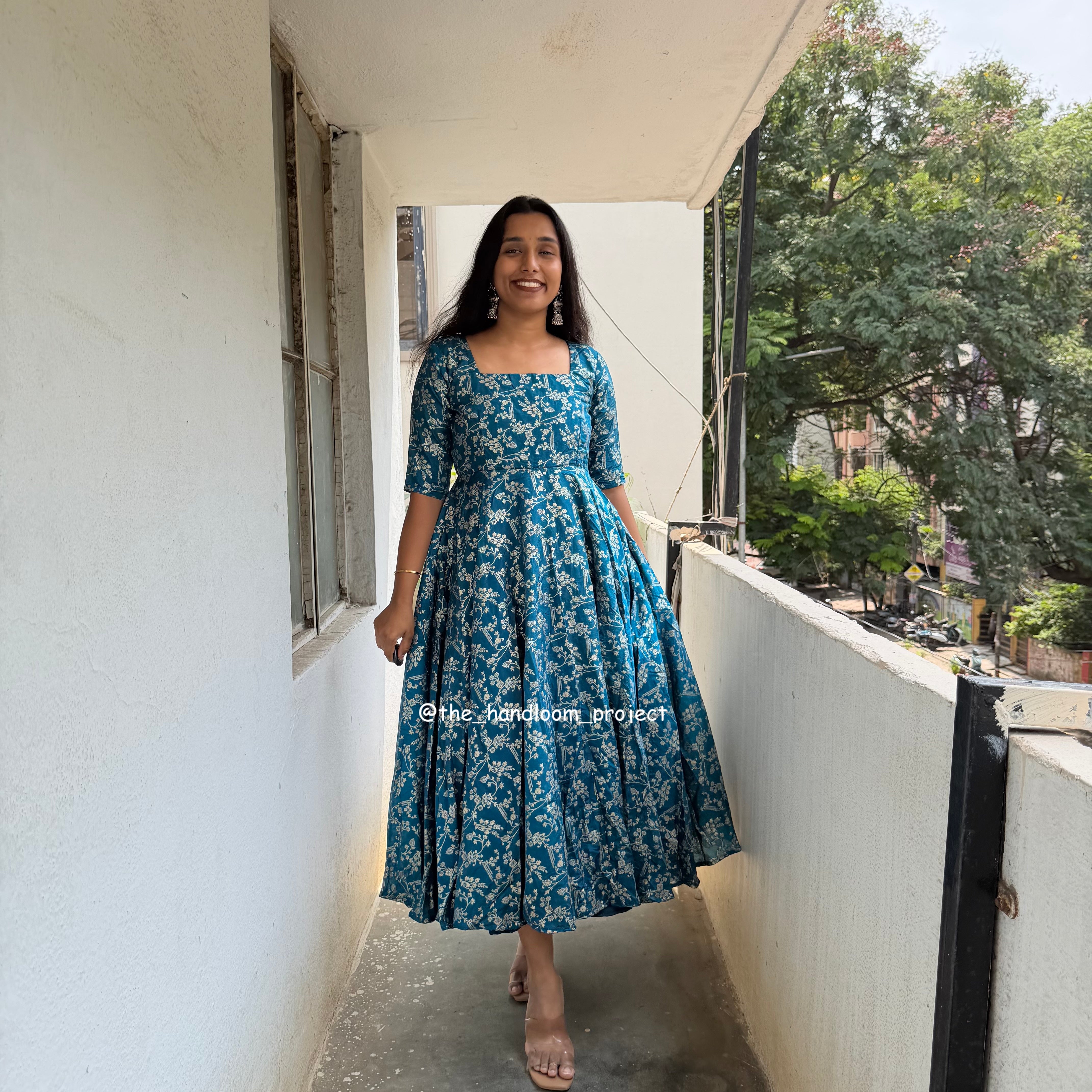 Teal - brocade