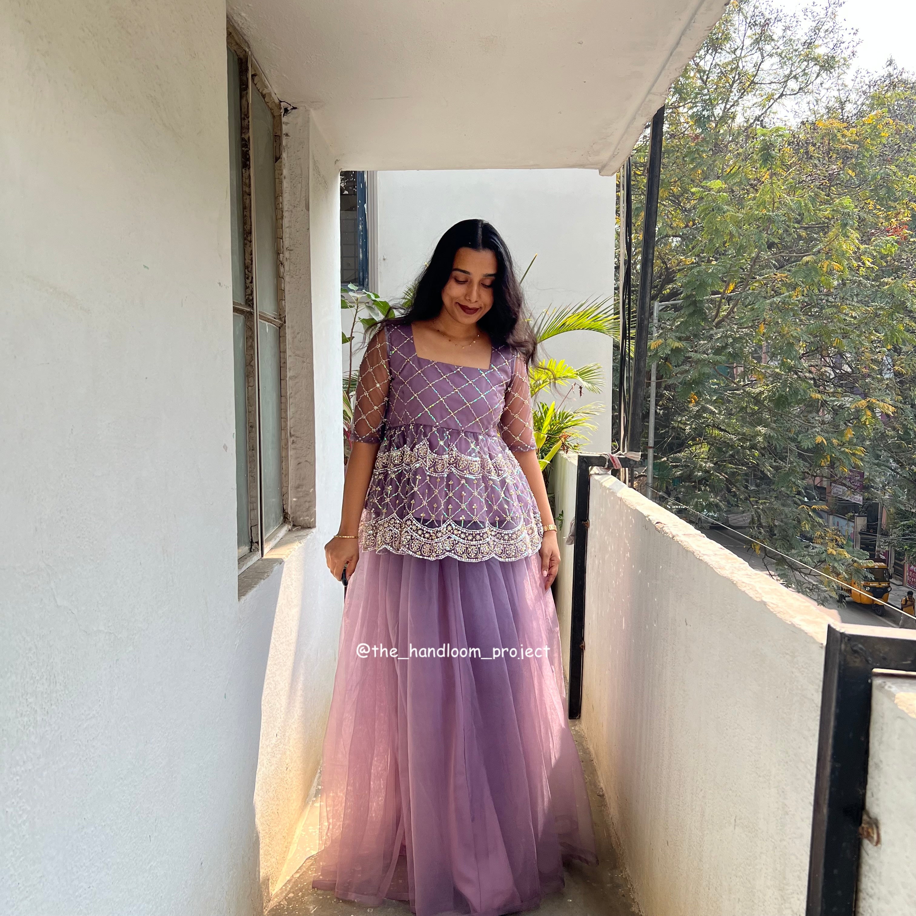 Dark lavenderz - pearls