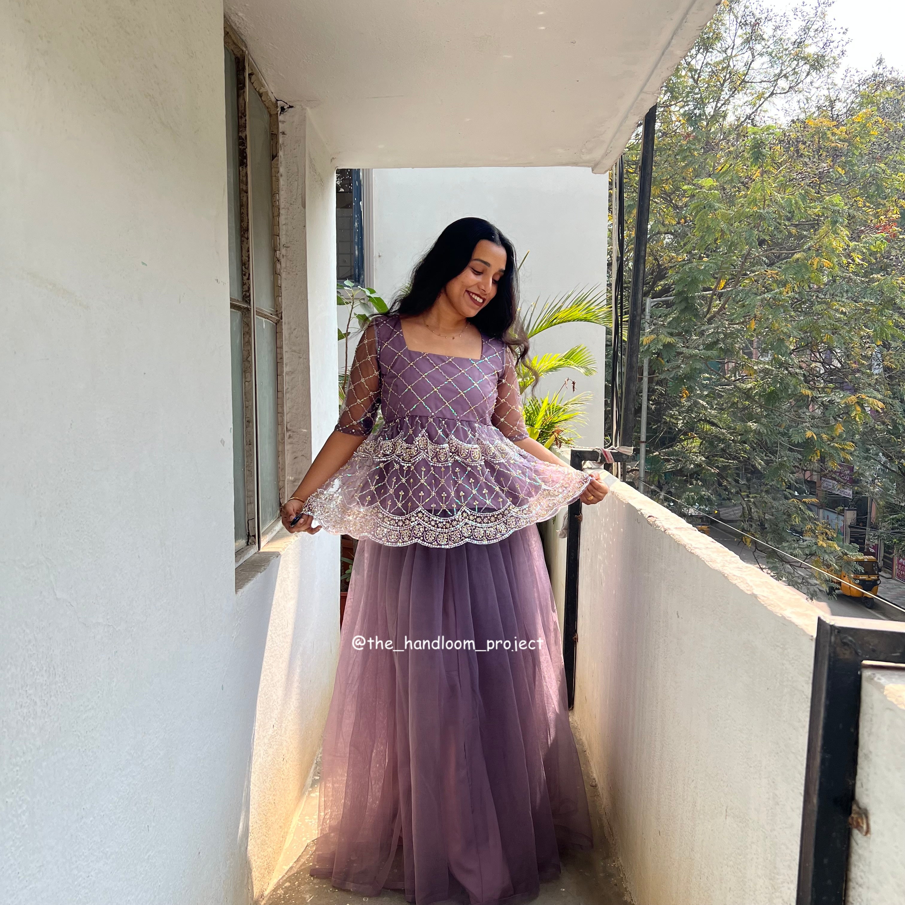 Dark lavenderz - pearls