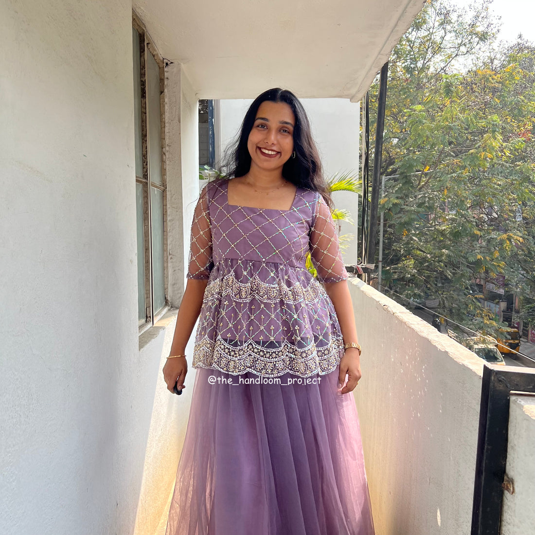 Dark lavenderz - pearls