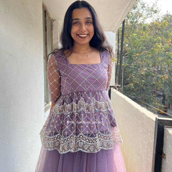 Dark lavenderz - pearls