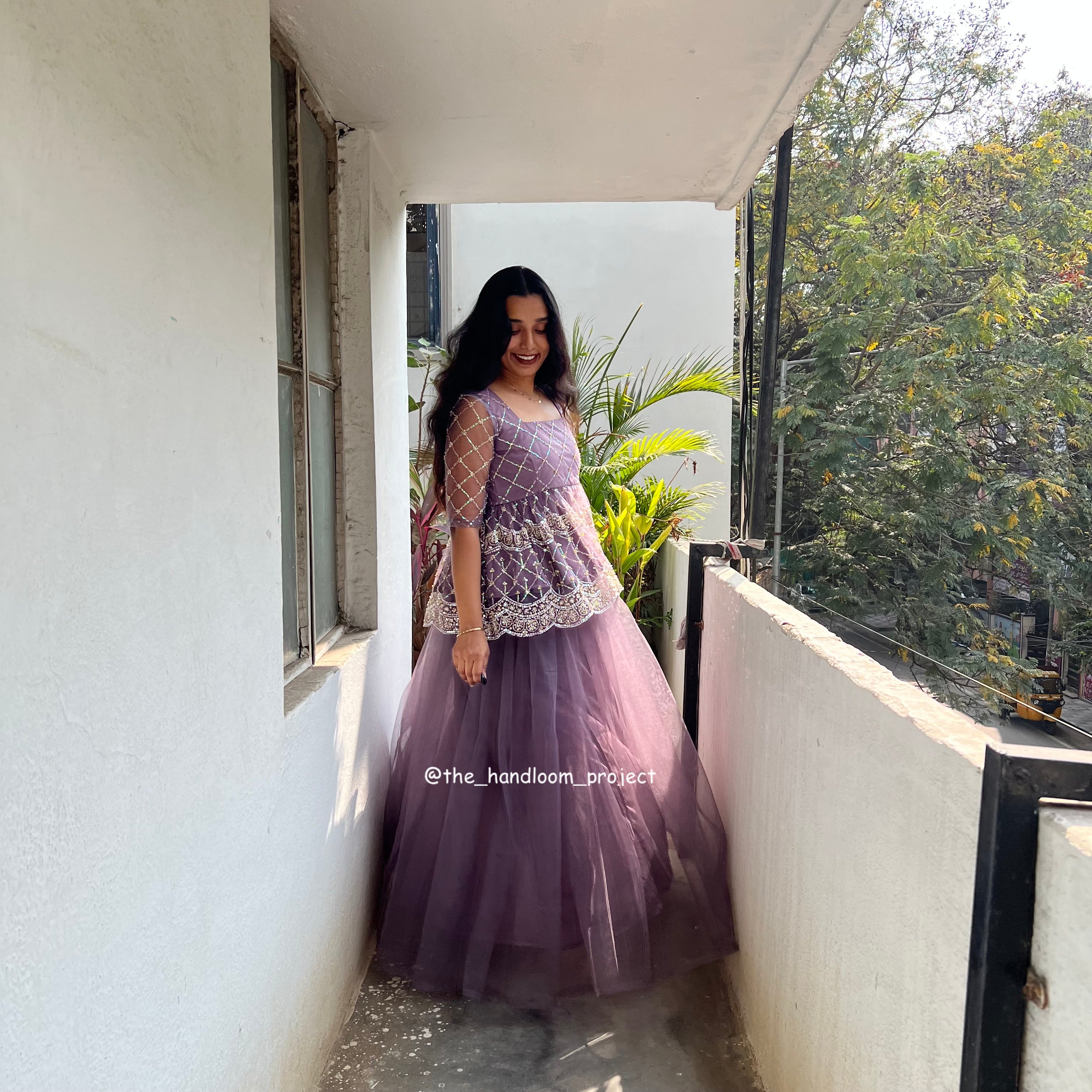 Dark lavenderz - pearls