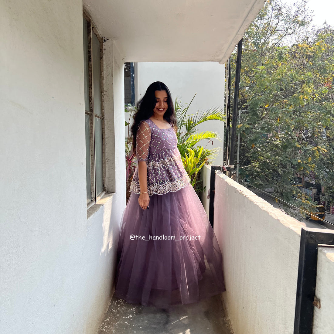 Dark lavenderz - pearls