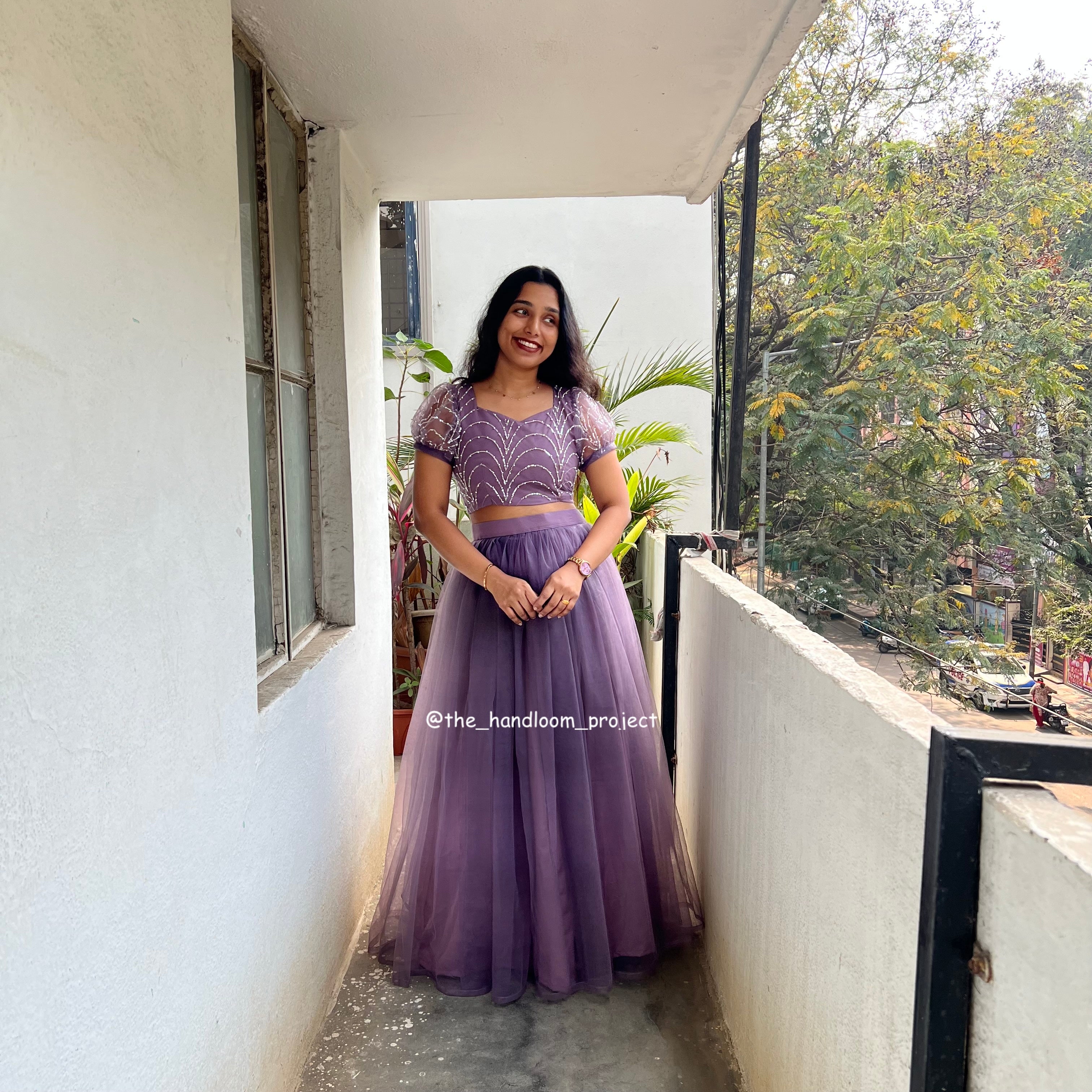 Dark lavender - sheer