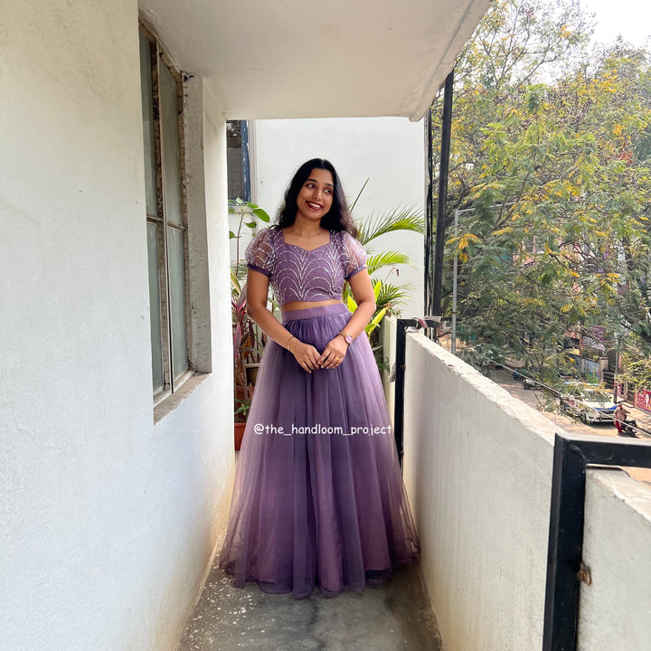 Dark lavender - sheer