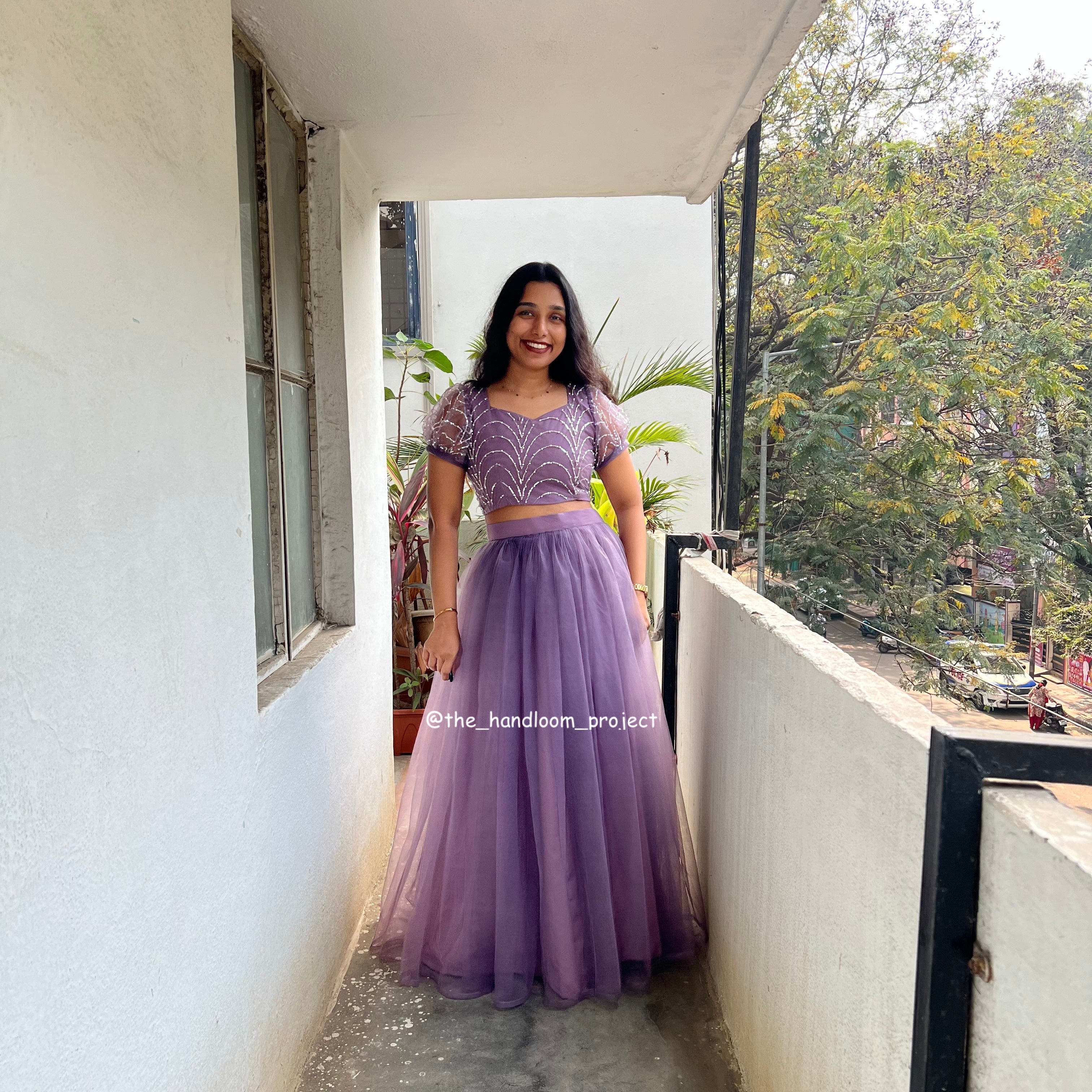 Dark lavender - sheer