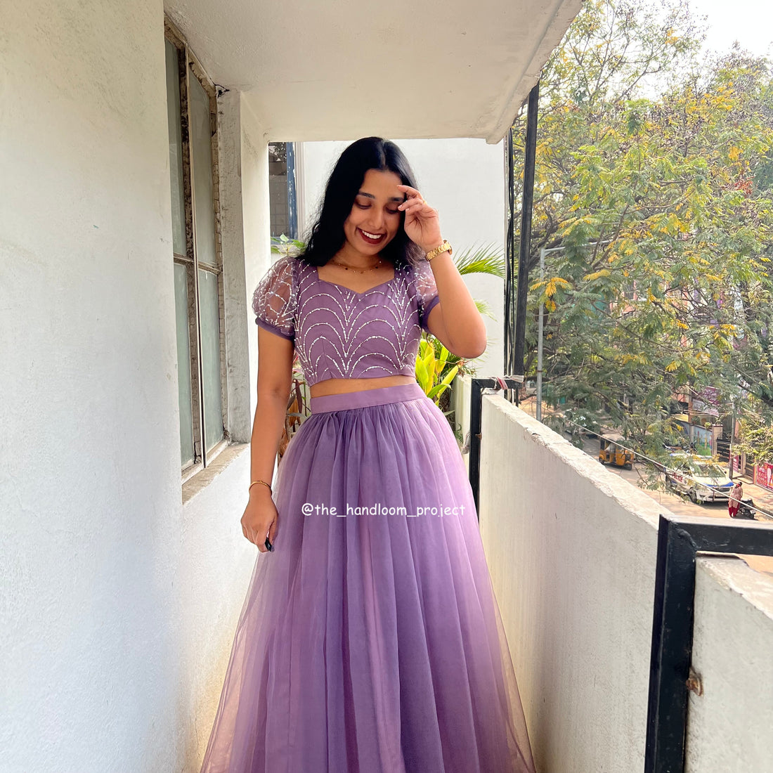 Dark lavender - sheer