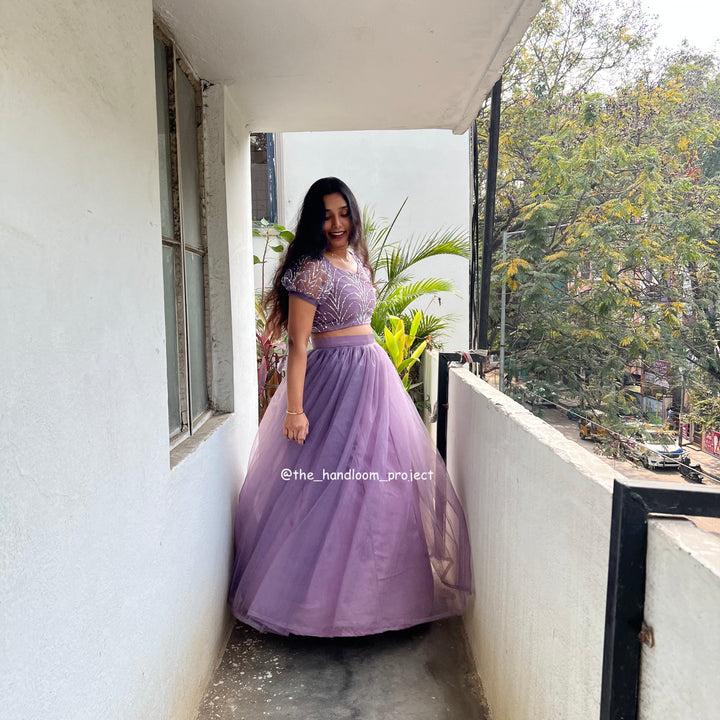 Dark lavender - sheer