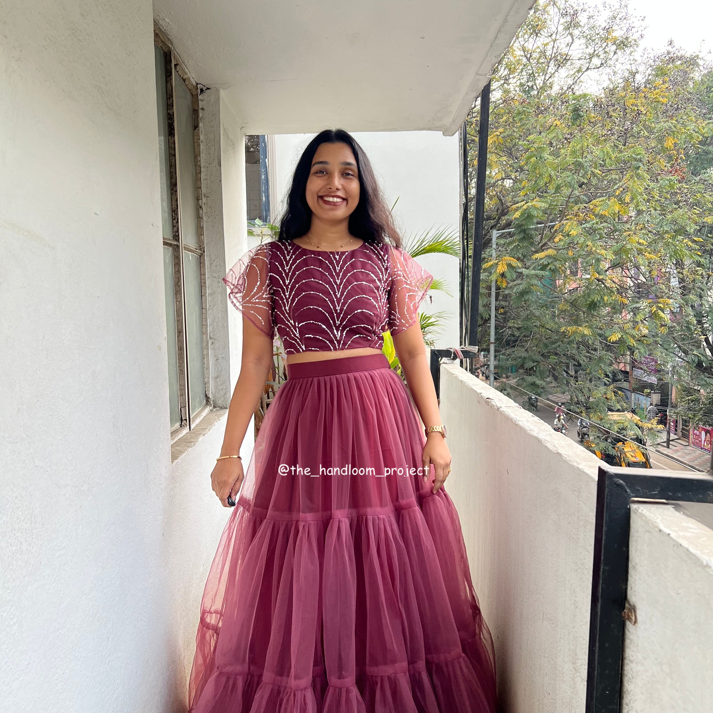 Reddish brown - sheer