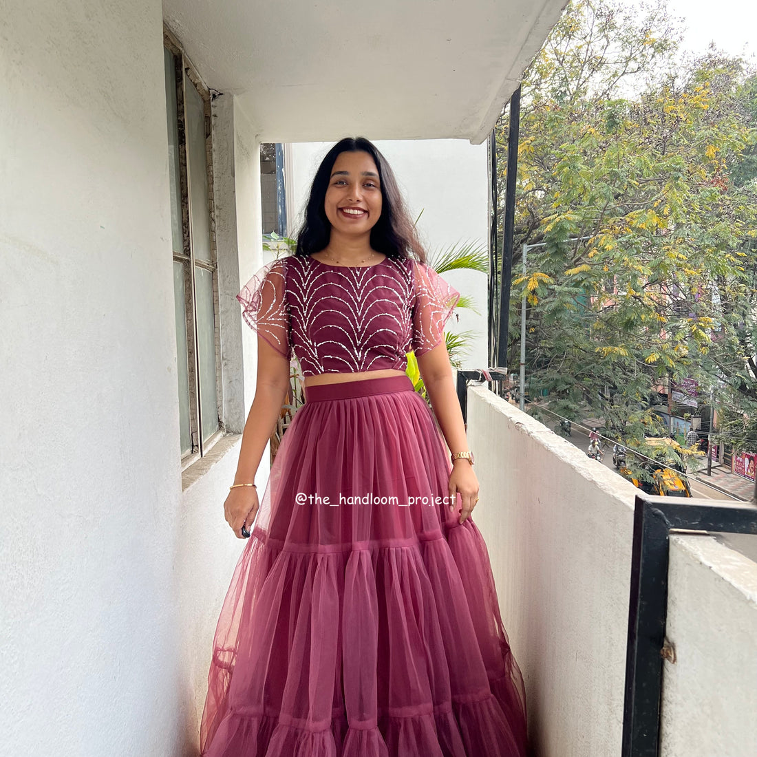 Reddish brown - sheer