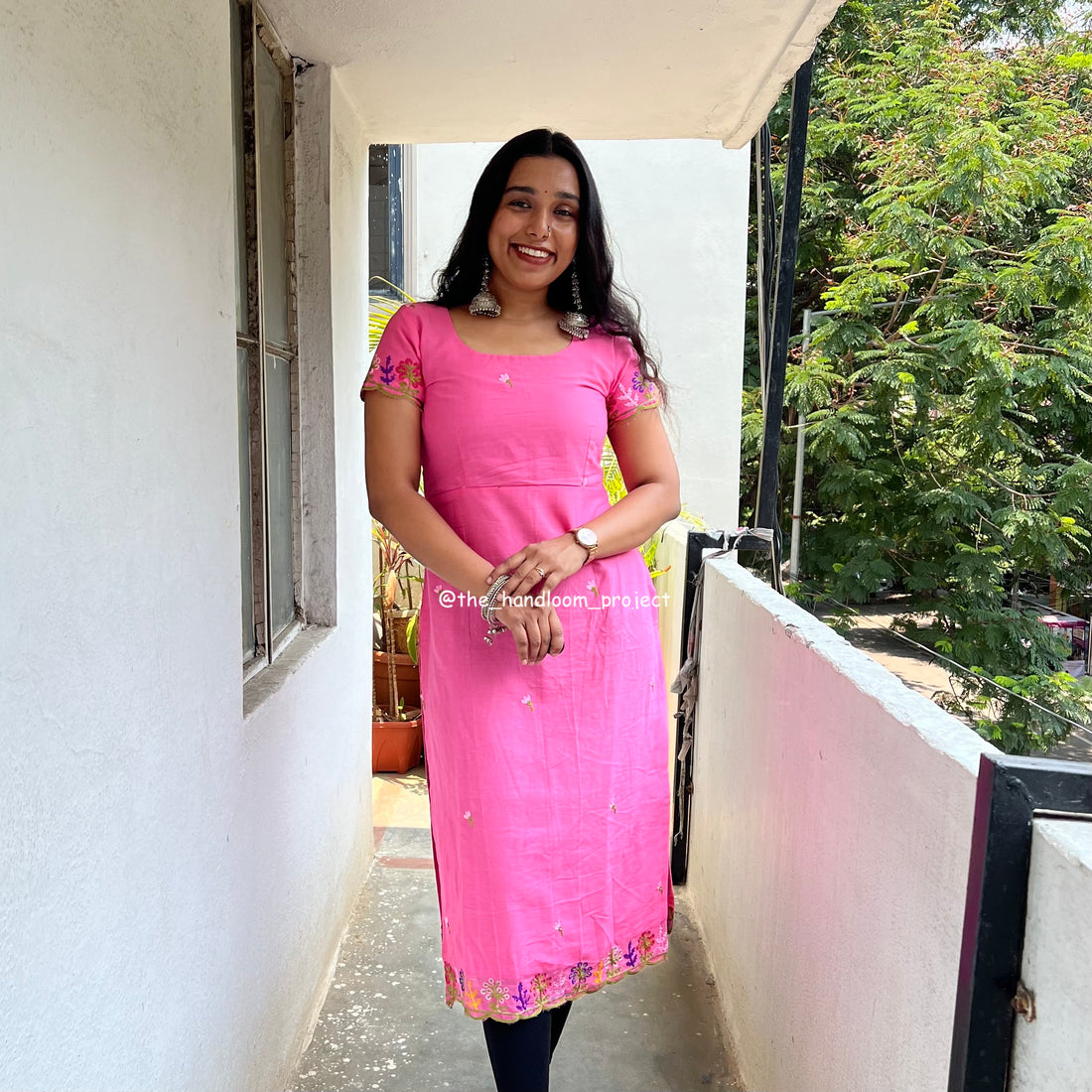 Pink kurti - bloomish