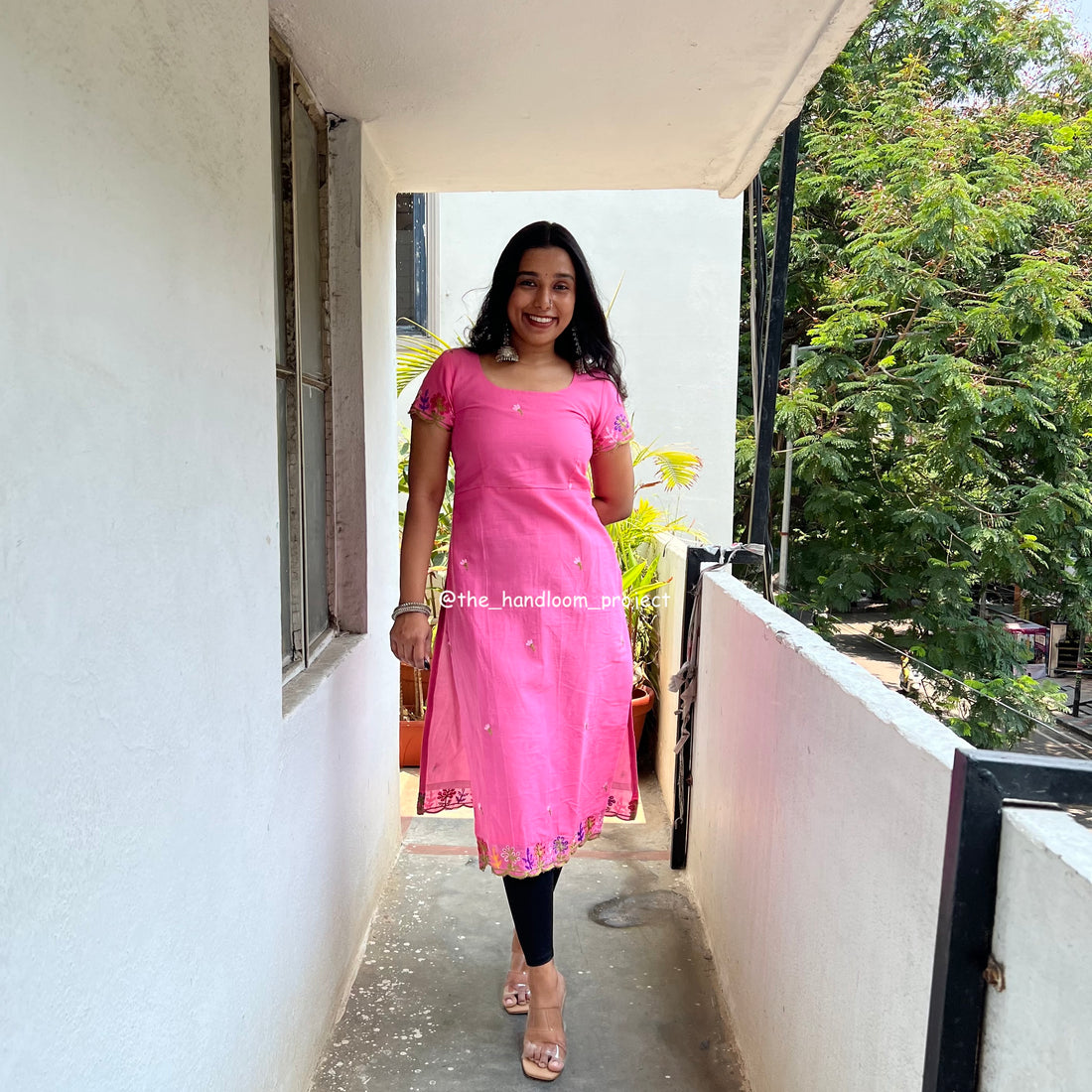 Pink kurti - bloomish