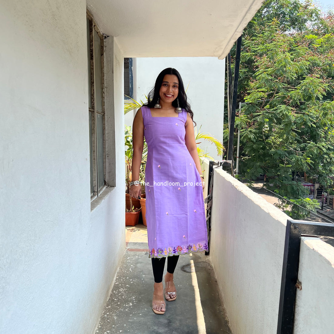 Lavender kurti - bloomish