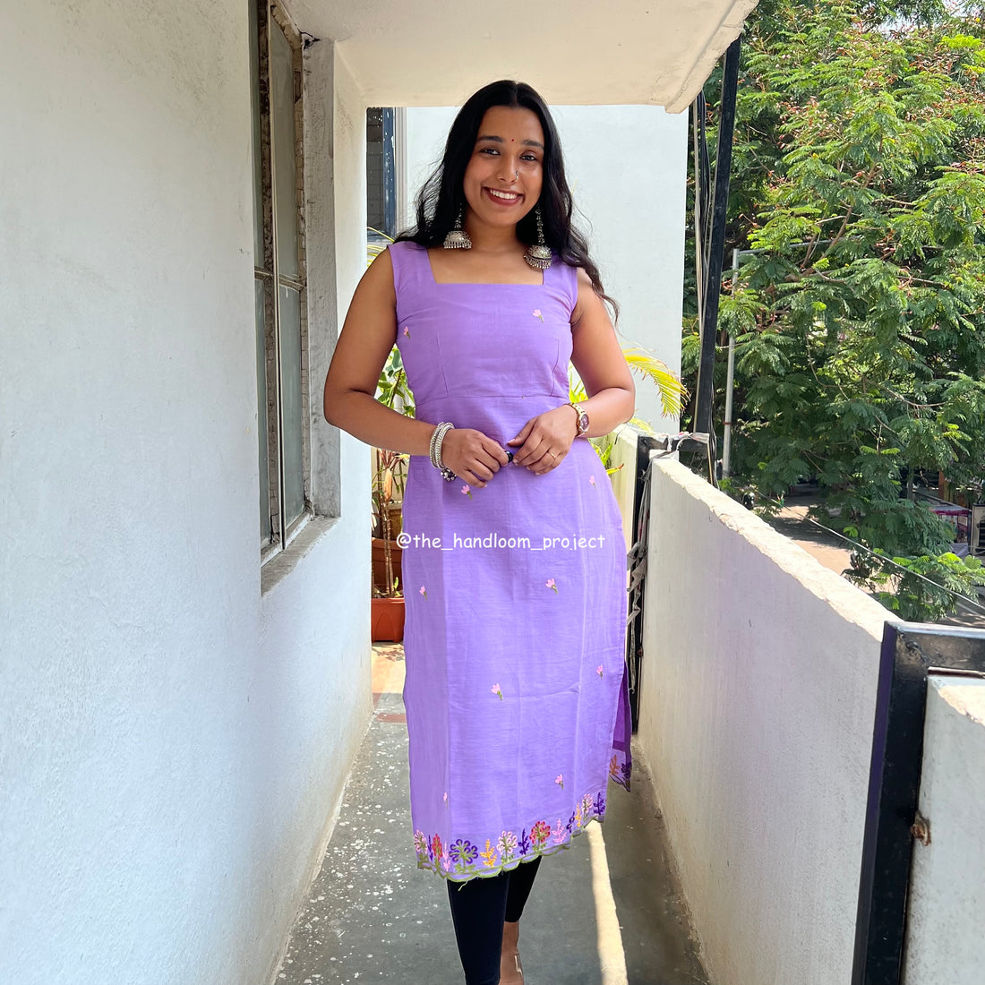 Lavender kurti - bloomish