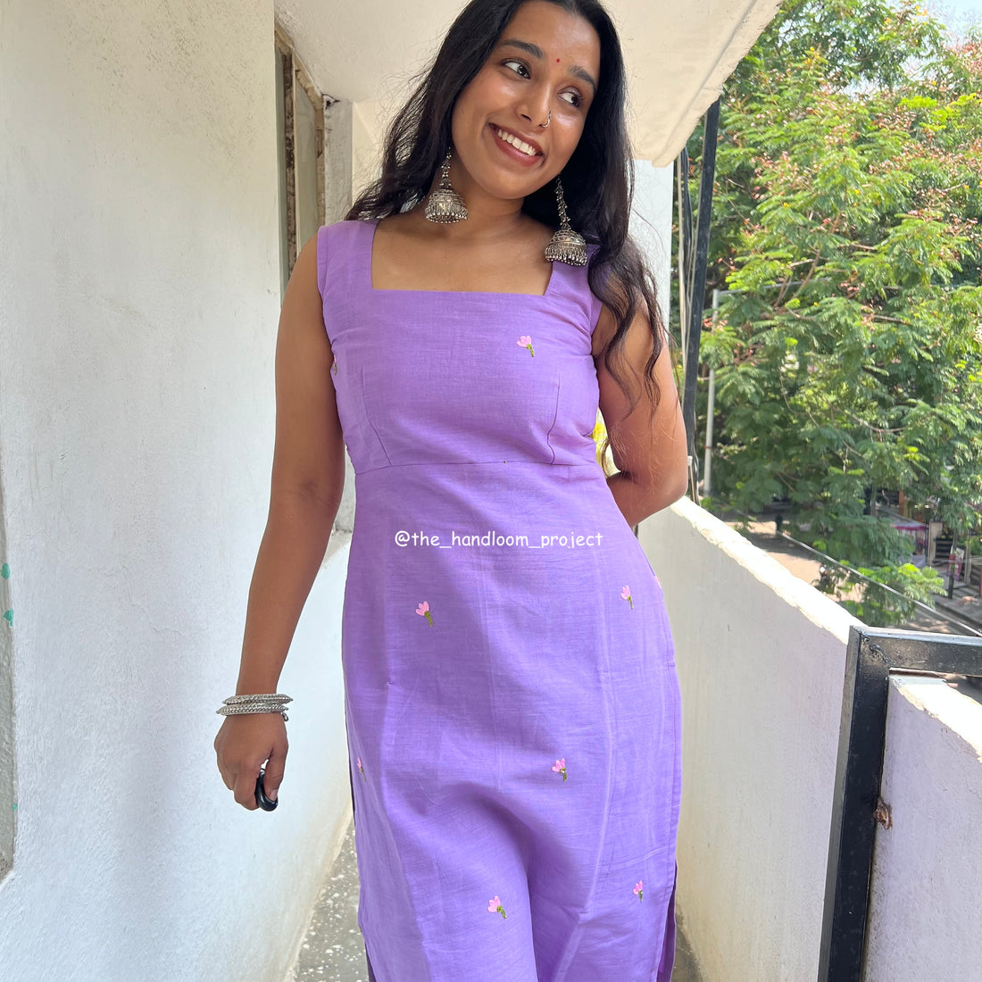 Lavender kurti - bloomish
