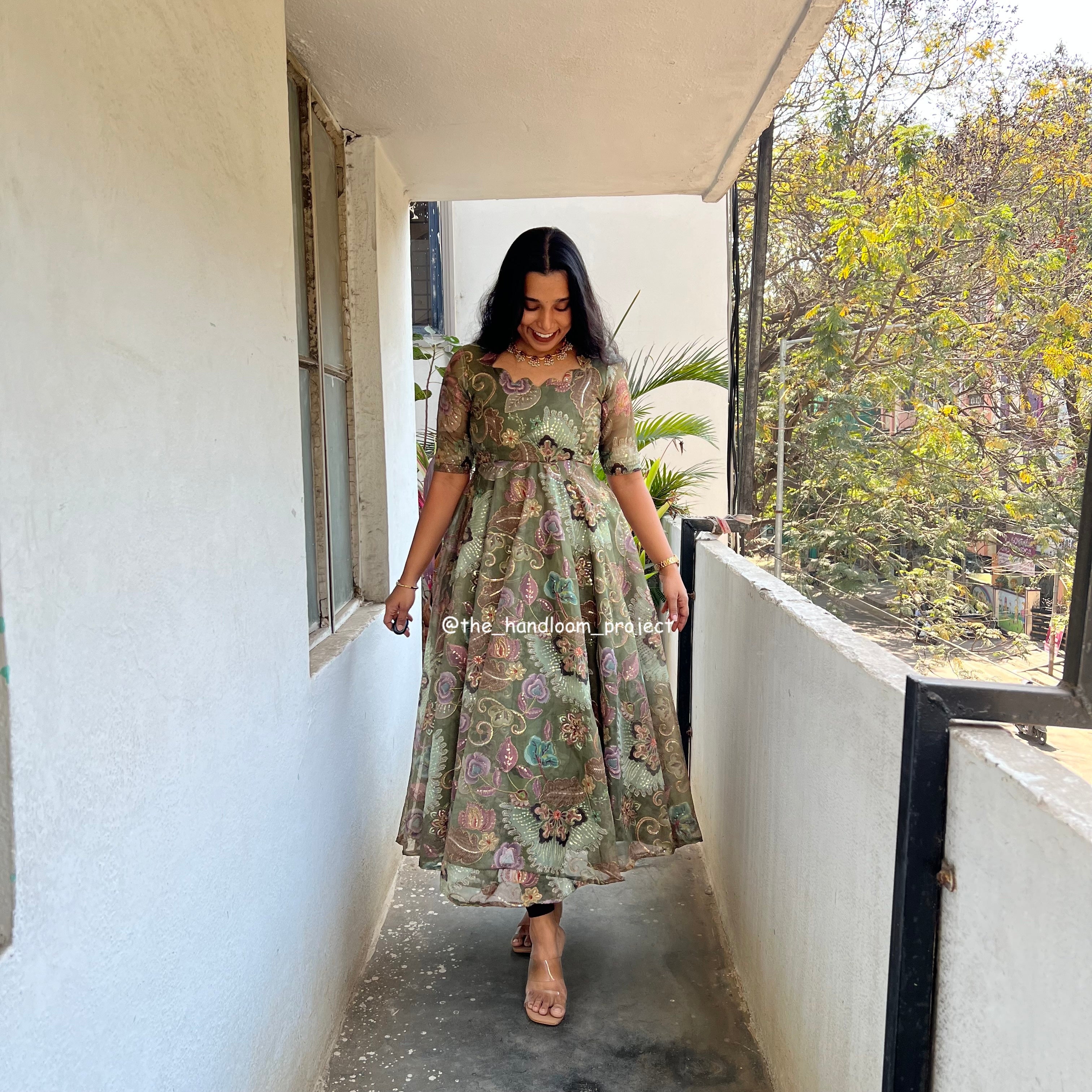 Green dress - evara