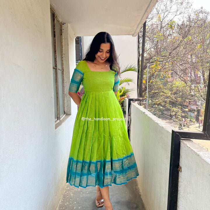 Green dress kanchi