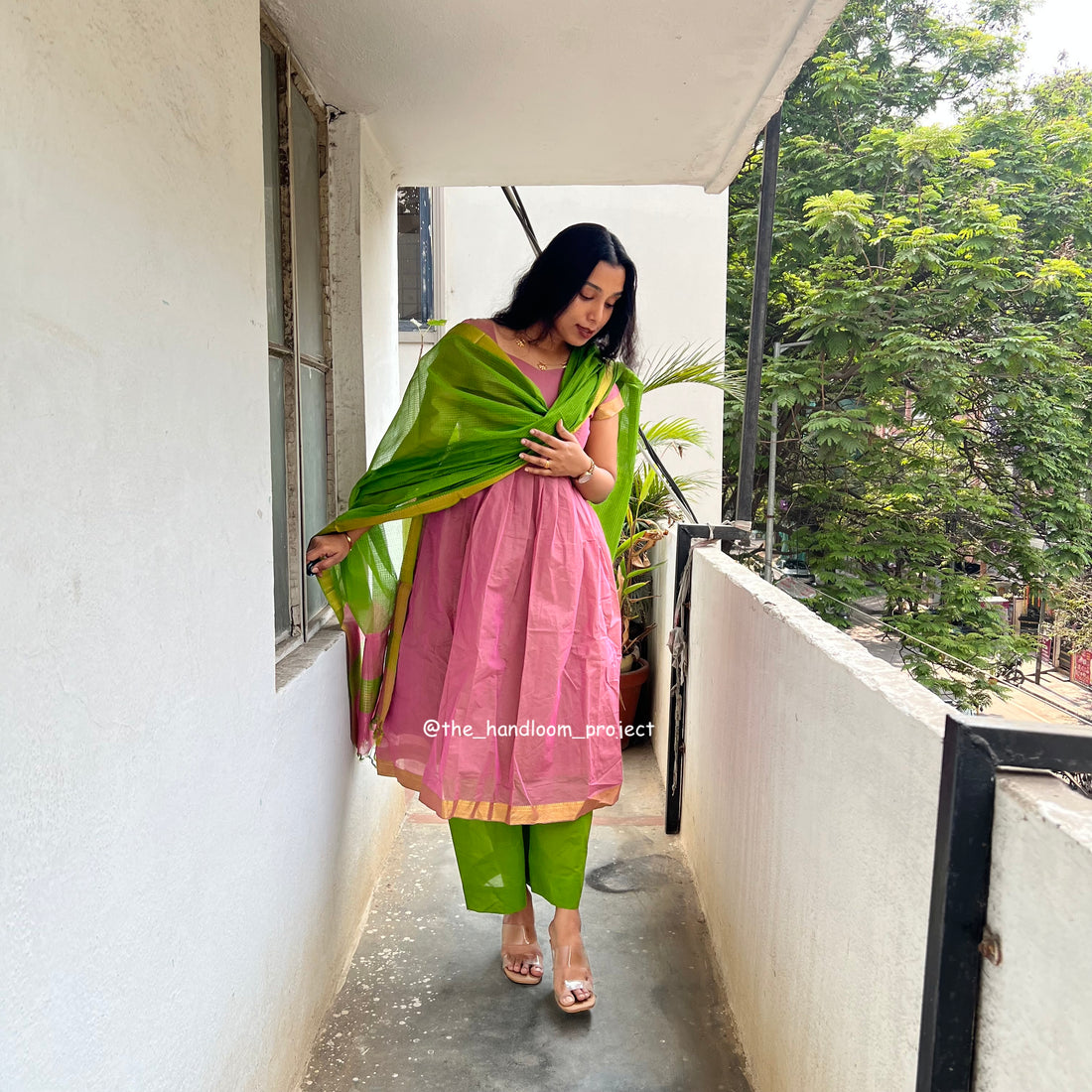 Dusty pink - mangalagiri
