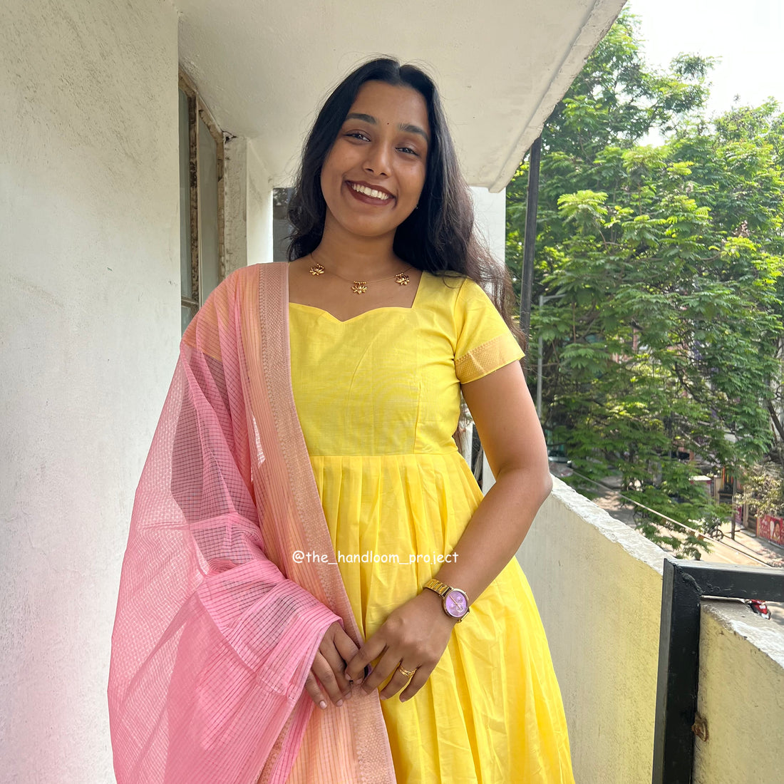 Yellow pink - mangalagiri