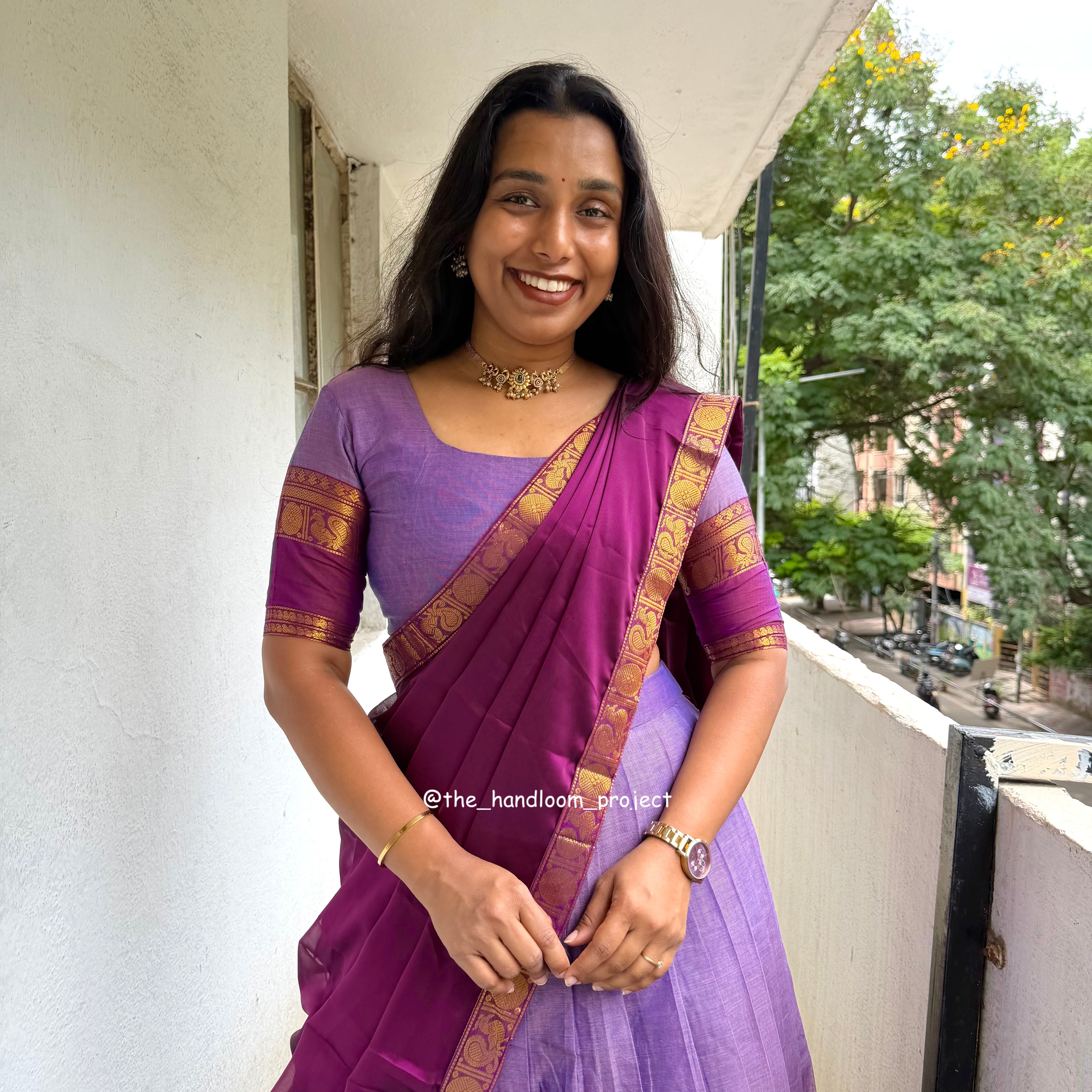 Lavender kanchi