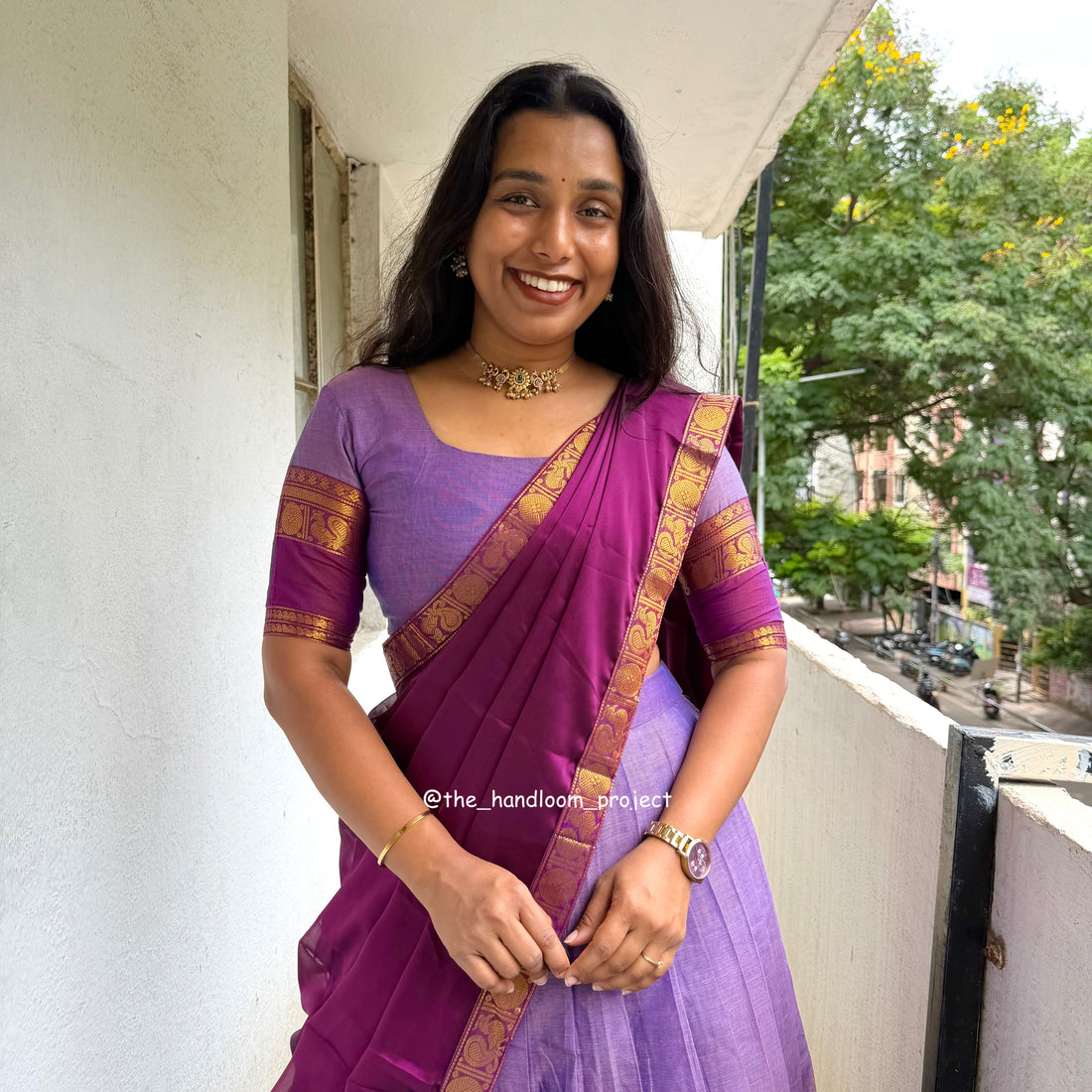 Lavender kanchi