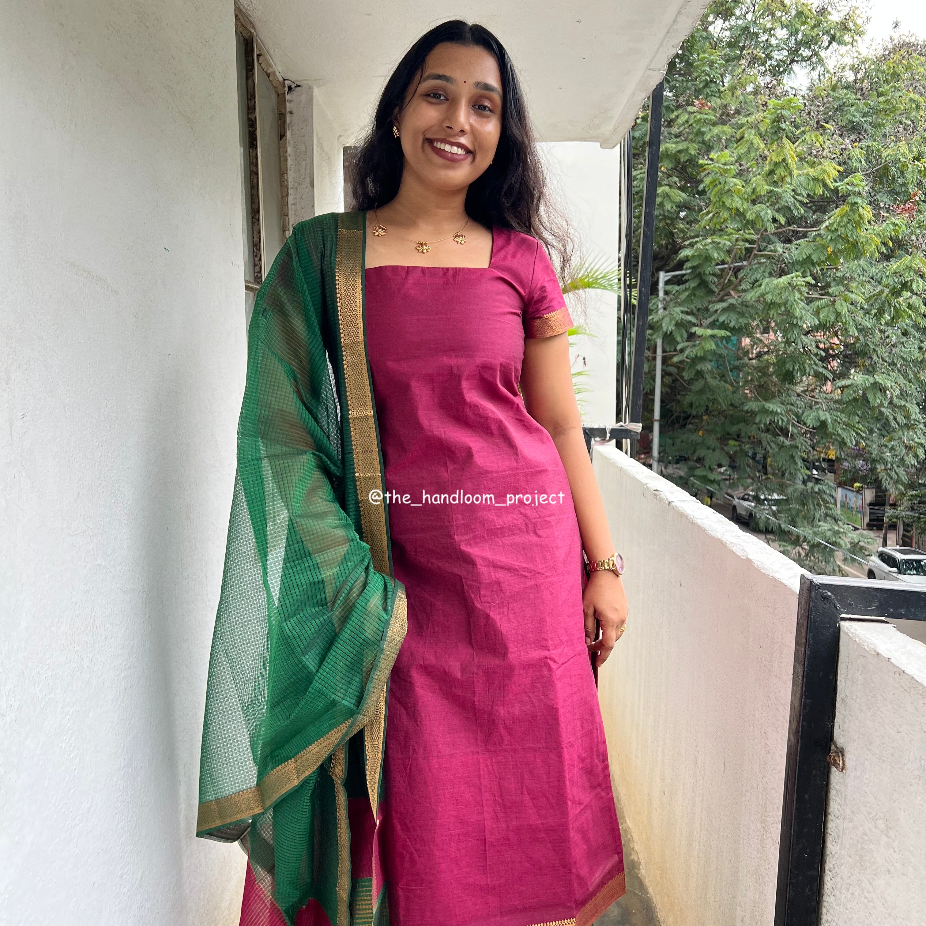 Pink green - mangalagiri