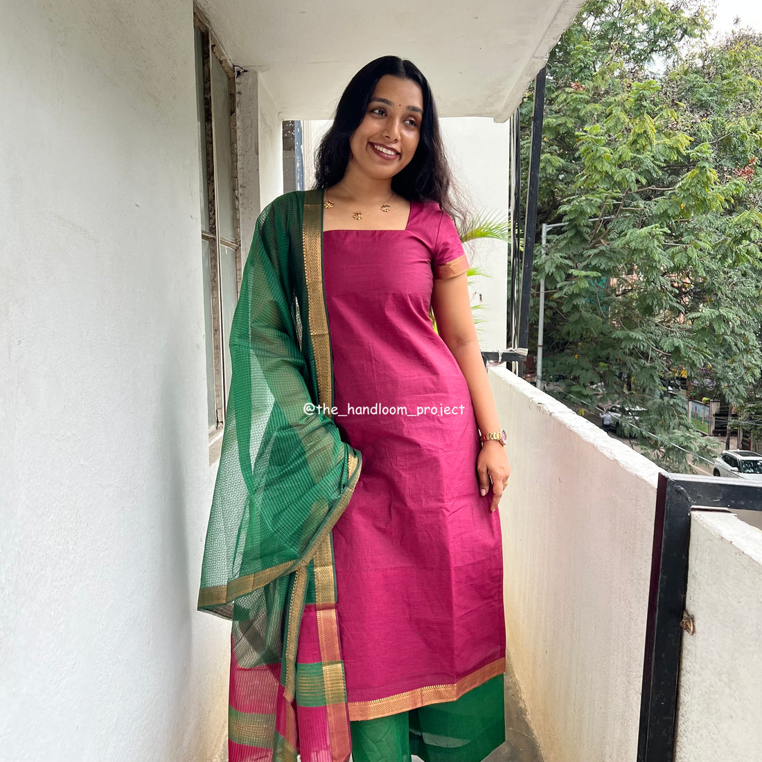 Pink green - mangalagiri